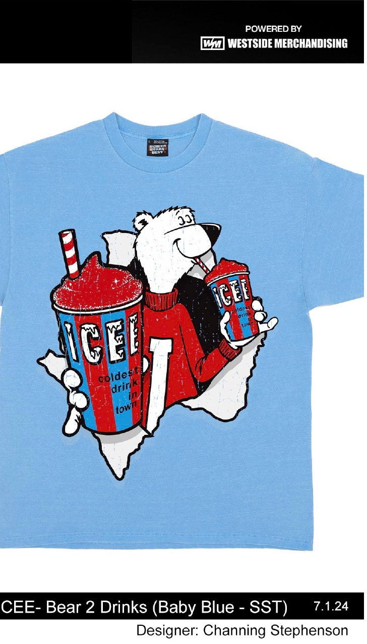 ICEE-Bear 2 Drinks (Baby Blue - SST)