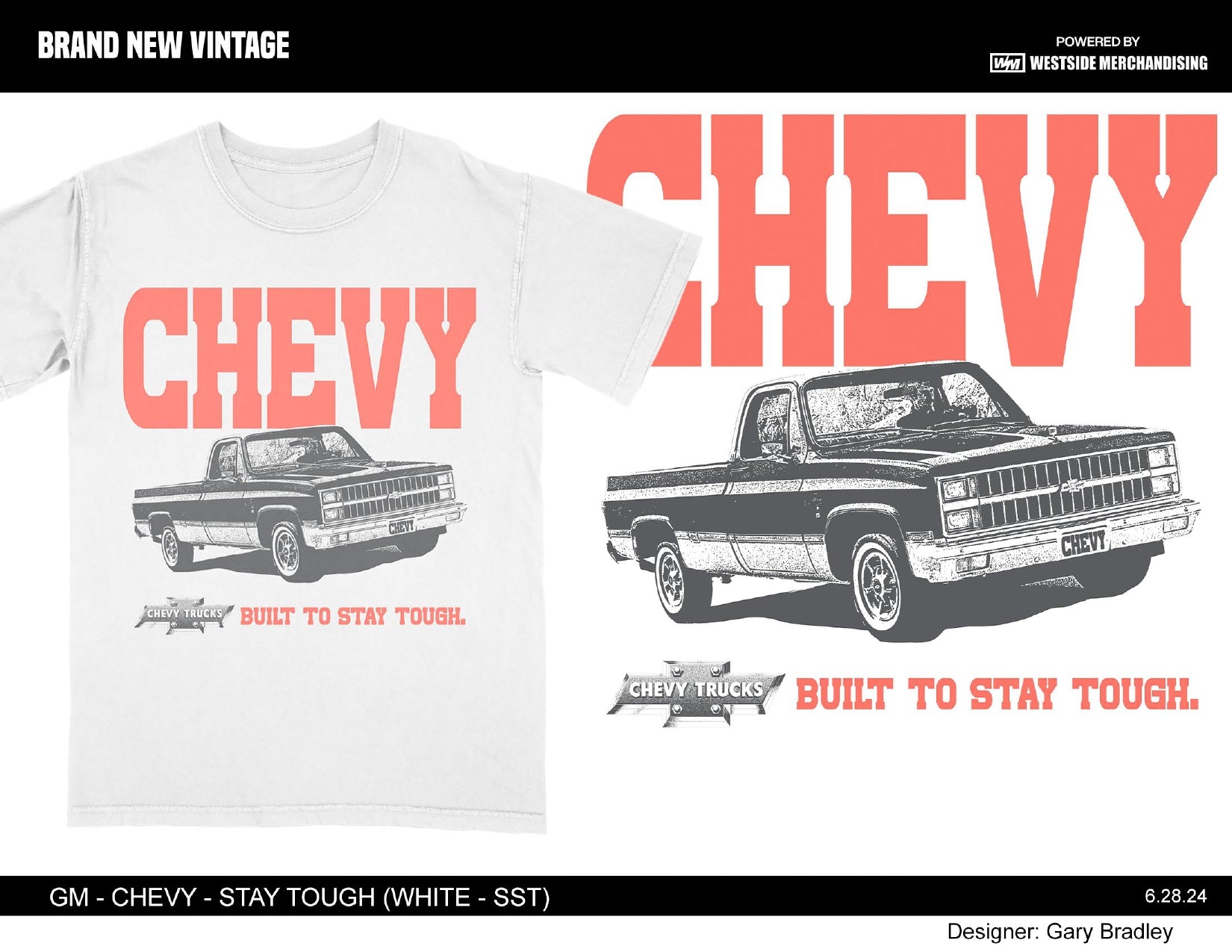 GM-Chevy Stay Tough (White - SST)