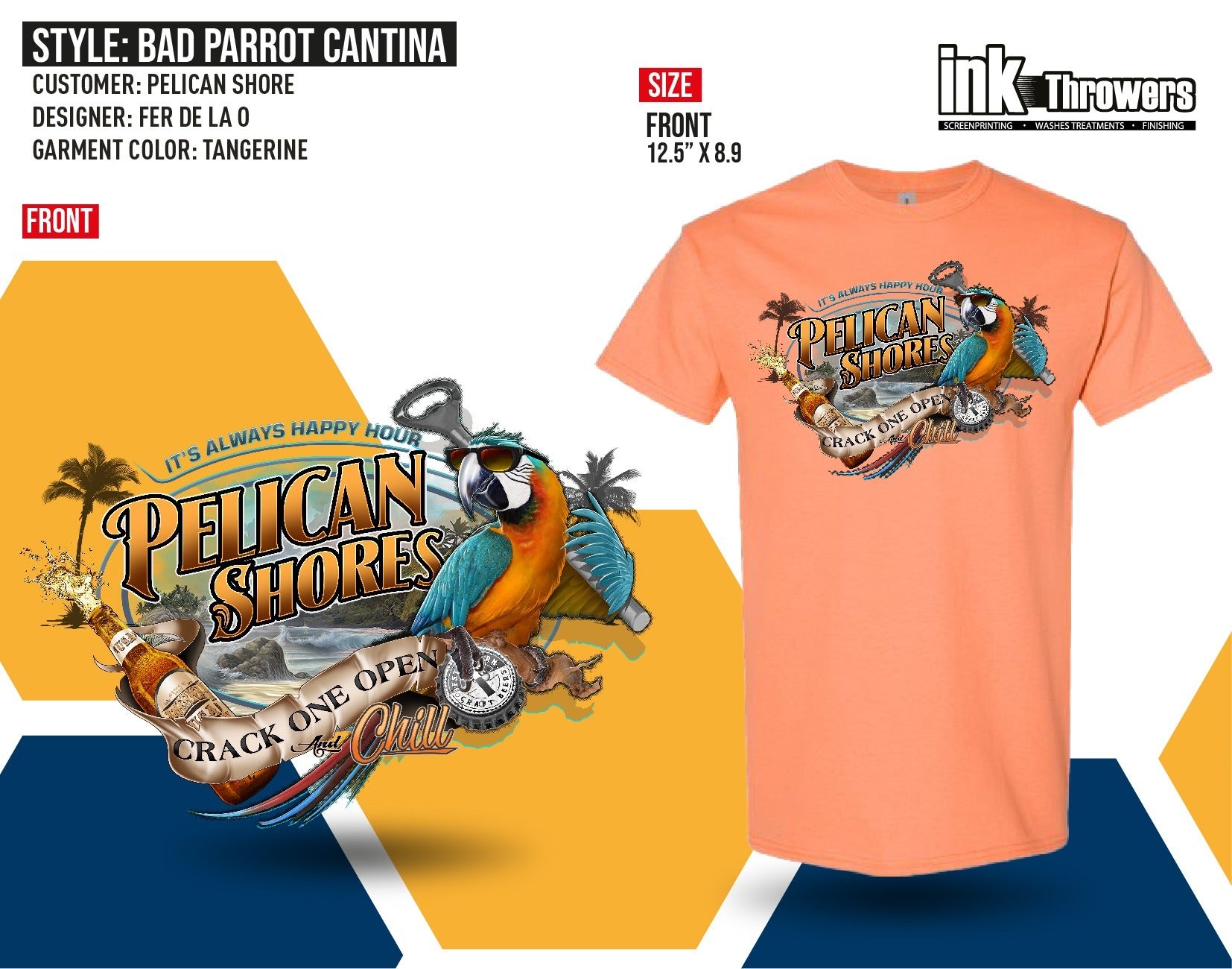 Pelican Shores 03 - Bad Parrot Cantina Shirt